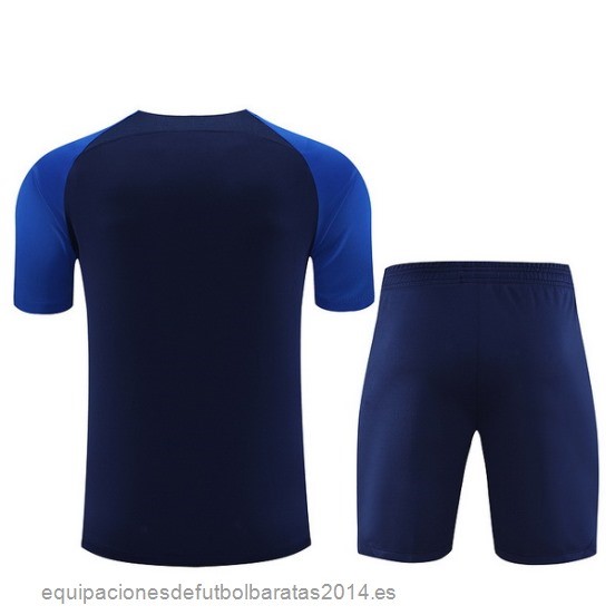 Nuevo Entrenamiento Conjunto Completo Al Nassr 23/24 Azul Baratas